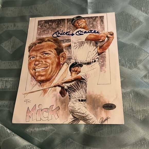 Mickey Mantle Signed Autographed - Picture 1 of 1